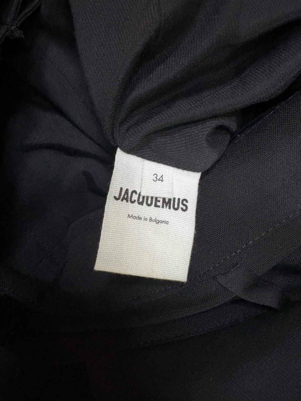 Jacquemus Black Backless Cutout Halter Dress - Picture 8 of 11
